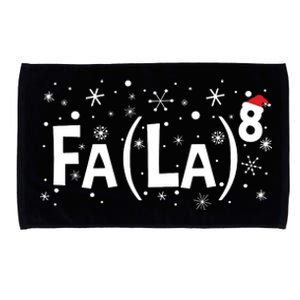 Fa La 8 Math Teacher Christmas Fa La La Microfiber Hand Towel