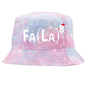 Fa La 8 Math Teacher Christmas Fa La La Tie-Dyed Bucket Hat