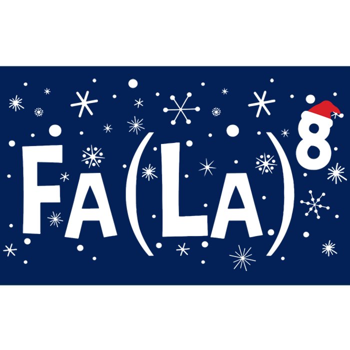 Fa La 8 Math Teacher Christmas Fa La La Bumper Sticker