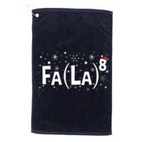 Fa La 8 Math Teacher Christmas Fa La La Platinum Collection Golf Towel