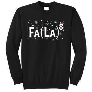 Fa La 8 Math Teacher Christmas Fa La La Sweatshirt