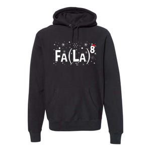 Fa La 8 Math Teacher Christmas Fa La La Premium Hoodie