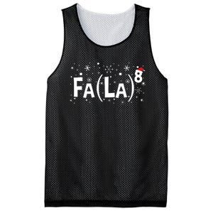 Fa La 8 Math Teacher Christmas Fa La La Mesh Reversible Basketball Jersey Tank