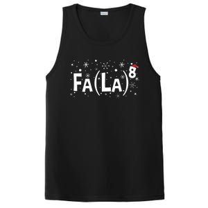 Fa La 8 Math Teacher Christmas Fa La La PosiCharge Competitor Tank