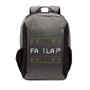 Fa La 8 Hilarious Santa Math Teacher Christmas Gift Vector Backpack