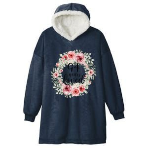 Floral Loved 94 Year Old 94th Birthday Gifts Mom Mothers Day Gift Hooded Wearable Blanket