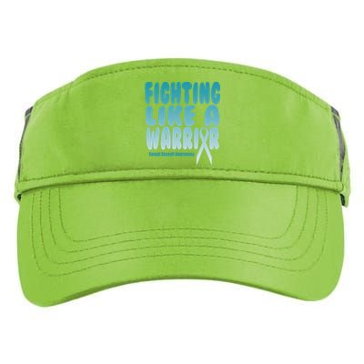 Fighting Like A Warrior! Sexual Assault Awareness Gift Adult Drive Performance Visor