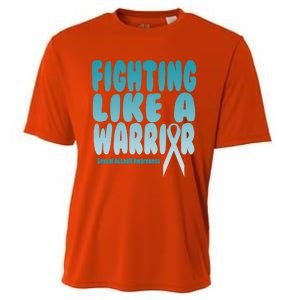 Fighting Like A Warrior! Sexual Assault Awareness Gift Cooling Performance Crew T-Shirt