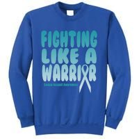 Fighting Like A Warrior! Sexual Assault Awareness Gift Sweatshirt