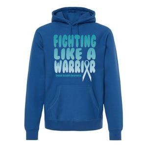 Fighting Like A Warrior! Sexual Assault Awareness Gift Premium Hoodie