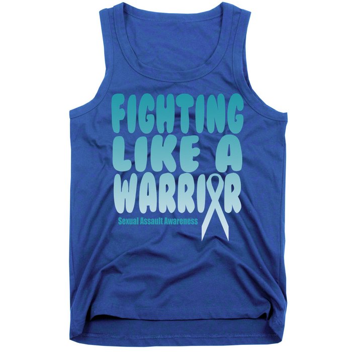 Fighting Like A Warrior! Sexual Assault Awareness Gift Tank Top