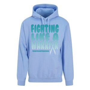 Fighting Like A Warrior! Sexual Assault Awareness Gift Unisex Surf Hoodie