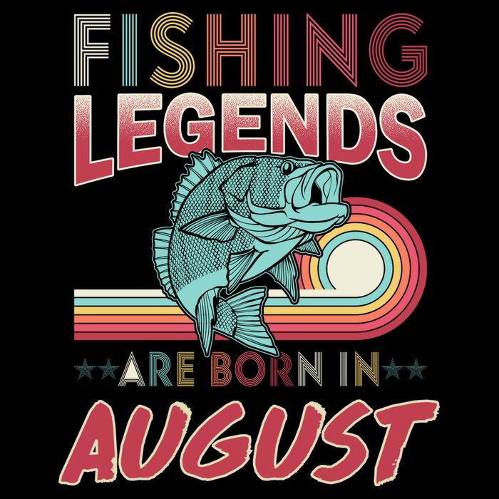 Fishing Legends Are Born In August Bucket Hat