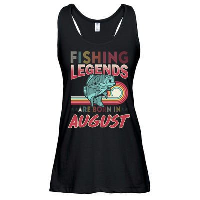 Fishing Legends Are Born In August Ladies Essential Flowy Tank
