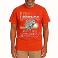 Fishing Legends Are Born In August Tall T-Shirt