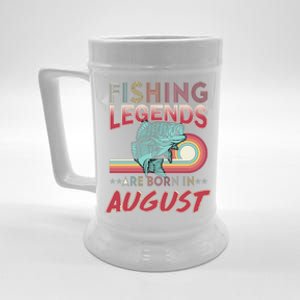 Fishing Legends Are Born In August Beer Stein