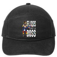 Floss Like A Boss Flossing Nutcracker Christmas Floss Like A Boss Flos 7-Panel Snapback Hat