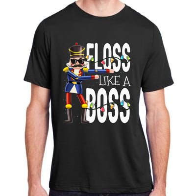 Floss Like A Boss Flossing Nutcracker Christmas Floss Like A Boss Flos Adult ChromaSoft Performance T-Shirt