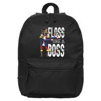 Floss Like A Boss Flossing Nutcracker Christmas Floss Like A Boss Flos 16 in Basic Backpack