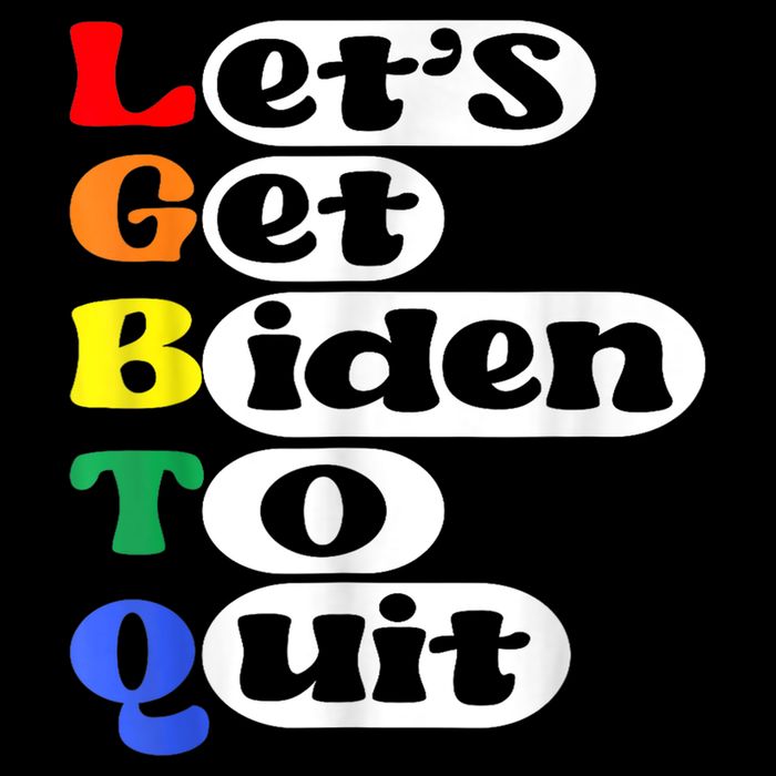 Funny LGBTQ Anti Biden Lets Get Biden To Quite Sustainable Bucket Hat