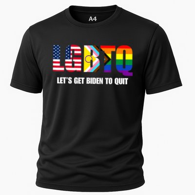Funny LGBTQ Anti Biden Lets Get Biden To Quite Performance Shirt