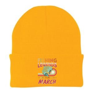 Fishing Legends Are Born In March Knit Cap Winter Beanie