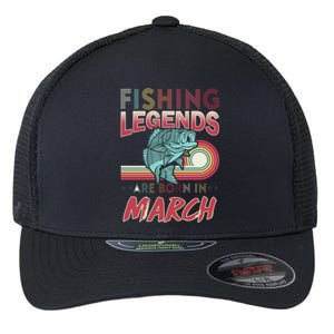 Fishing Legends Are Born In March Flexfit Unipanel Trucker Cap