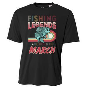 Fishing Legends Are Born In March Cooling Performance Crew T-Shirt