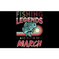 Fishing Legends Are Born In March Bumper Sticker