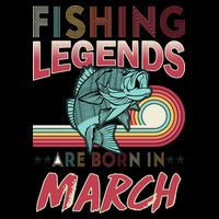 Fishing Legends Are Born In March Flatbill Hat