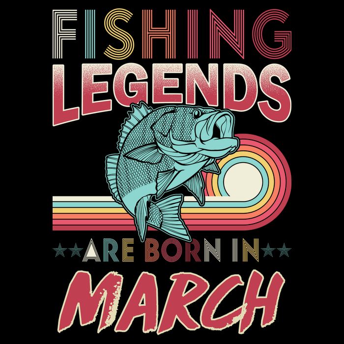 Fishing Legends Are Born In March Flatbill Hat