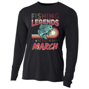 Fishing Legends Are Born In March Cooling Performance Long Sleeve Crew