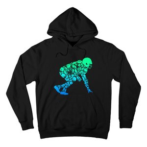 Football Lineman American Football Hoodie