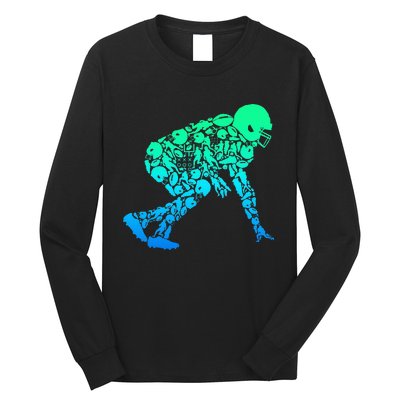 Football Lineman American Football Long Sleeve Shirt