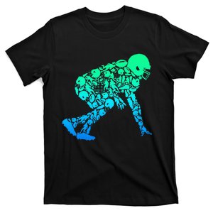 Football Lineman American Football T-Shirt