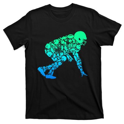 Football Lineman American Football T-Shirt