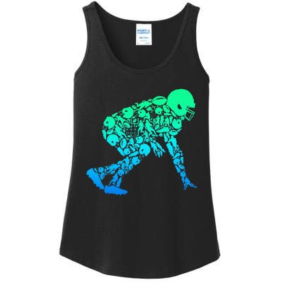 Football Lineman American Football Ladies Essential Tank