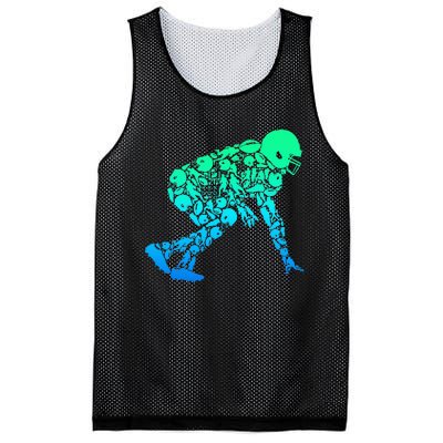 Football Lineman American Football Mesh Reversible Basketball Jersey Tank