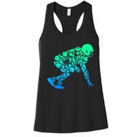 Football Lineman American Football Women's Racerback Tank