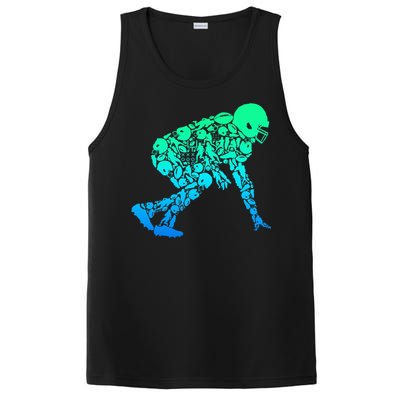 Football Lineman American Football PosiCharge Competitor Tank