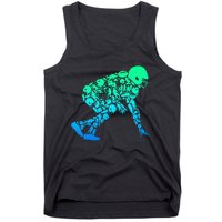 Football Lineman American Football Tank Top