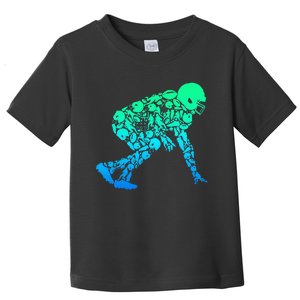 Football Lineman American Football Toddler T-Shirt