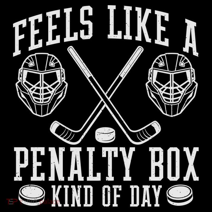 Feels Like A Penalty Box Kind Of Day 7-Panel Snapback Hat