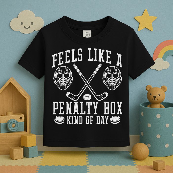 Feels Like A Penalty Box Kind Of Day Toddler T-Shirt