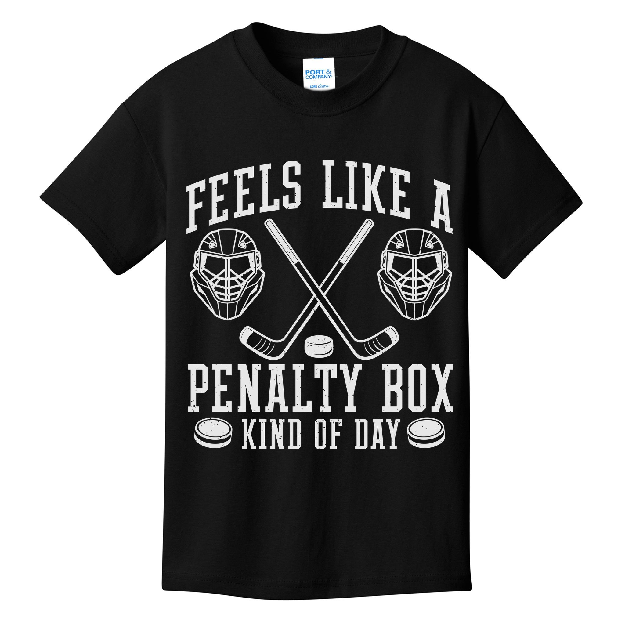 Feels Like A Penalty Box Kind Of Day Kids T-Shirt