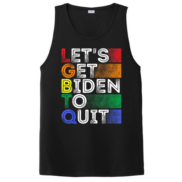 Funny LGBTQ Anti Biden Lets Get Biden To Quite PosiCharge Competitor Tank