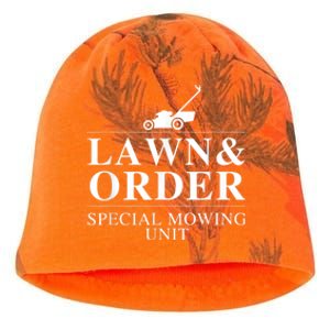 Funny Lawn And Order Special Mowing Unit Gift Kati - Camo Knit Beanie