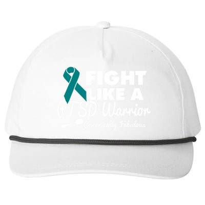 Fight Like A Ptsd Warrior Gift Snapback Five-Panel Rope Hat