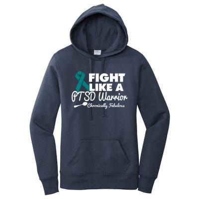 Fight Like A Ptsd Warrior Gift Women's Pullover Hoodie