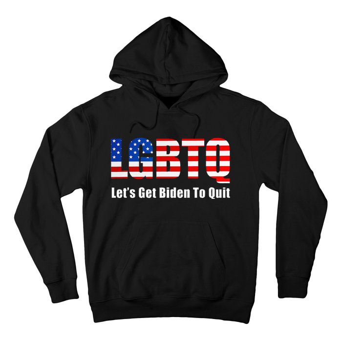 Funny Lgbtq Anti Biden LetS Get Biden To Quite Hoodie